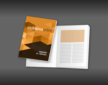 Agrafado A5 Vertical - mesmo papel