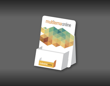 Porta Folhetos 19x23 com bolsas de 15,5 e 9