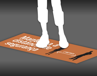 Autocolante de Ch&atilde;o Personalizado