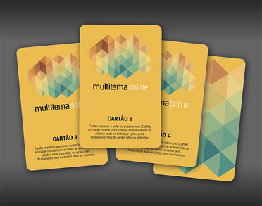 Cartão 8,5x5,5 Rúbricas Impressão Frente e Verso