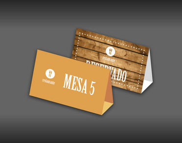 Marcador de Mesa 21x10x5
